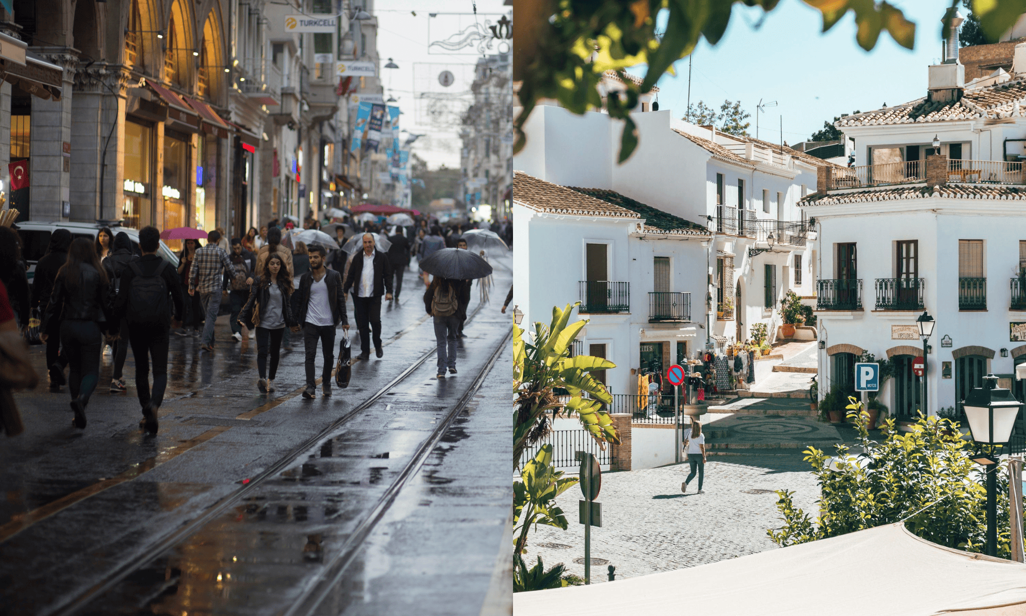 split screen britan spain